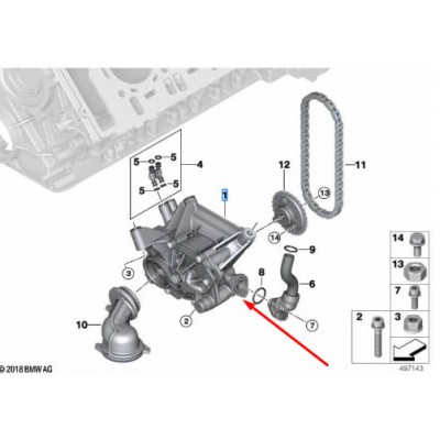 Масляний насос N63B44D